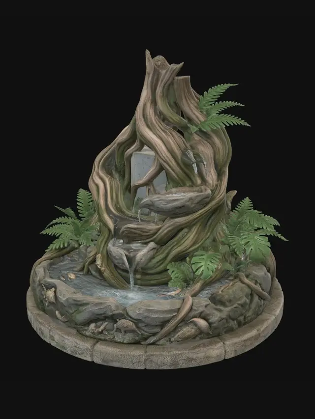 3D model for Verdant Cascade