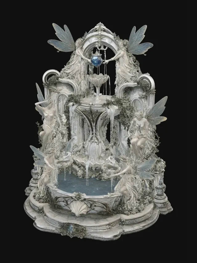 3D model for Winged Court Fountain