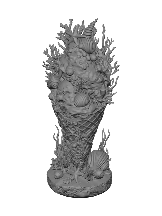 3D model for Coral Reef Sundae