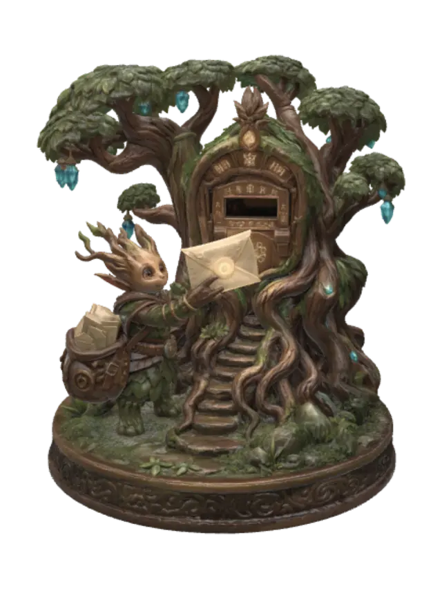 3D model for Enchanted Letter Tree