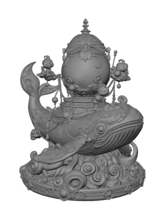 3D model for Nebula Whale Carriage