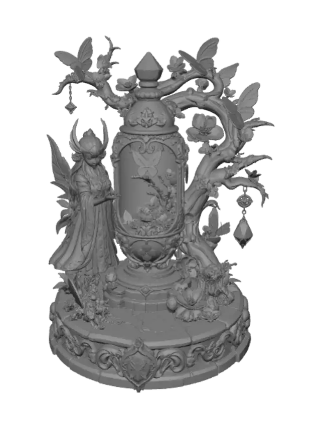 3D model for Empress of the Crystal Garden