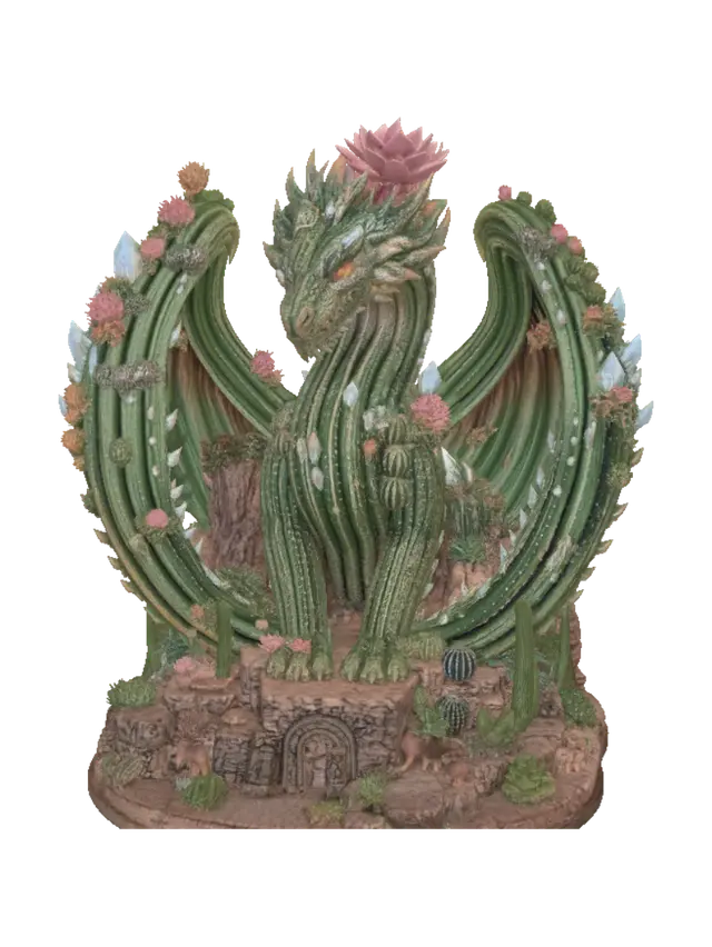 3D model for Desert Dragon of Crystal Blossoms