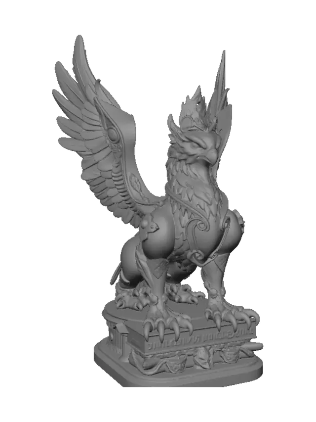 3D model for Gilded Marble Griffin
