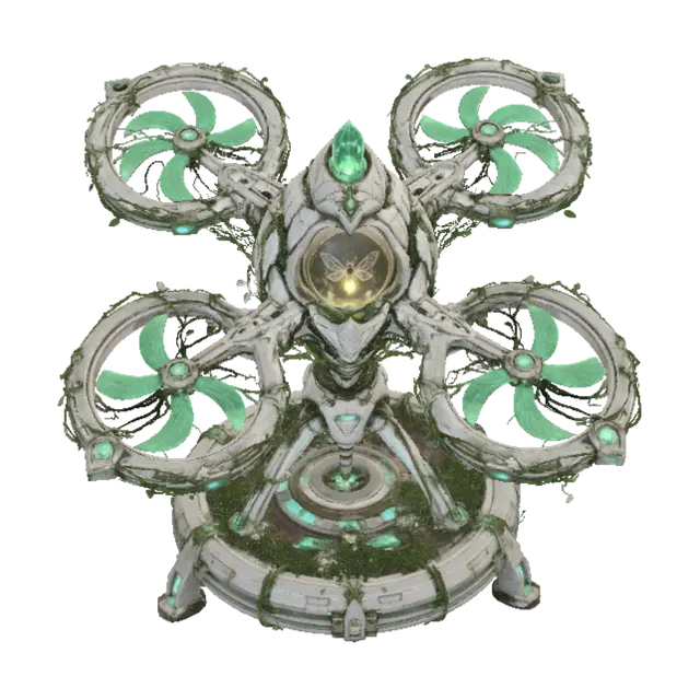 3D model for Verdant Halo Quadrotor