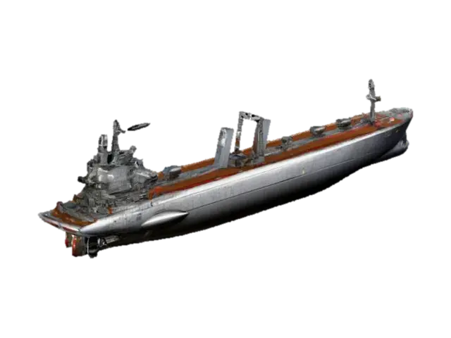 An large Oil Tanker ship - Vessels 3D model, vytvořený pomocí AI