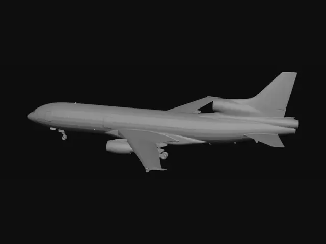 3D model for Delta DC-8 Landing