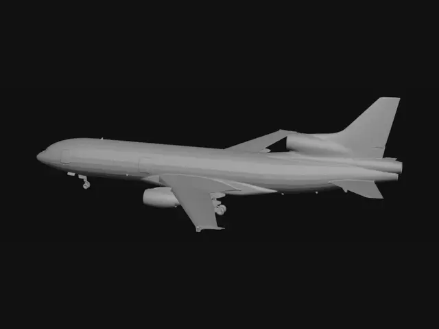 3D model for Delta DC-8 Landing