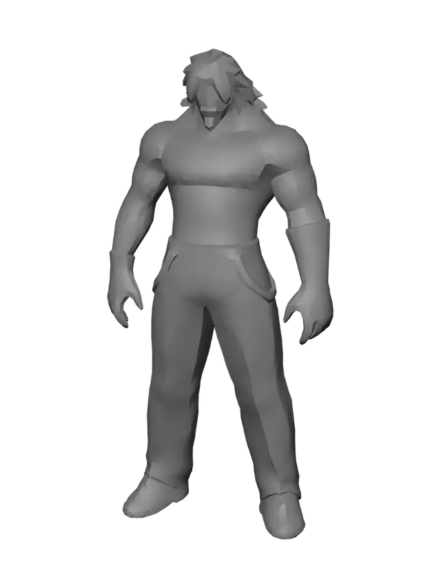 3D model for Crimson Steel Berserker