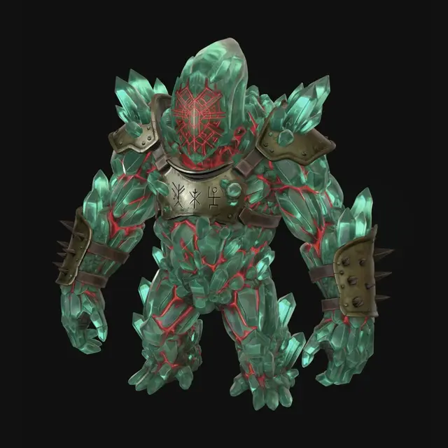 3D model for Emerald Runic Colossus