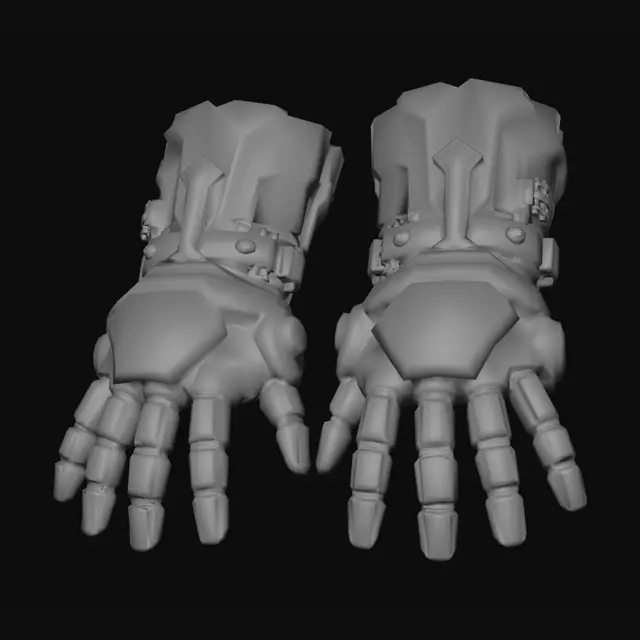 3D model for gants