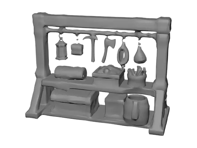 3D model for Arcanist's Loot Stall