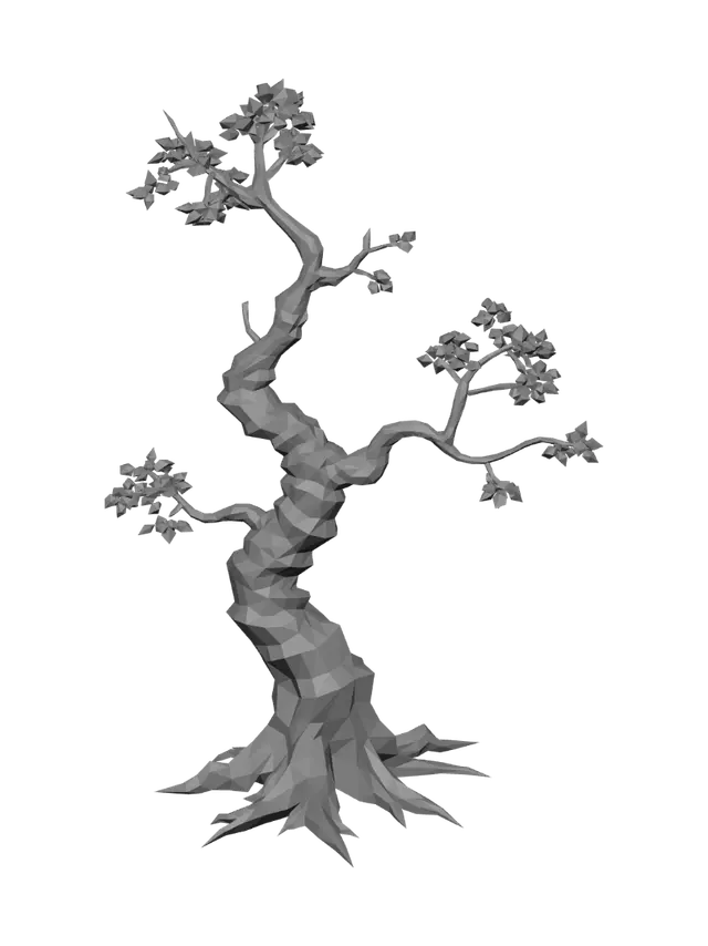 3D model for The Violet Twist Tree