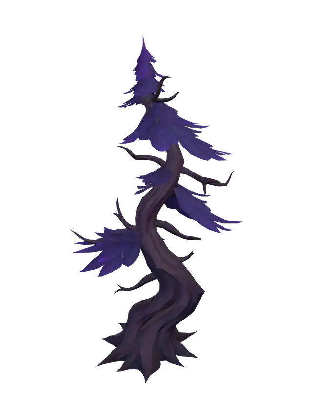 3D model for Twisted Indigo Tree