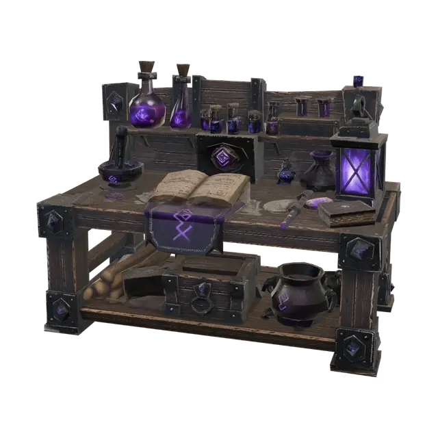 3D model for Arcane Alchemist's Workbench
