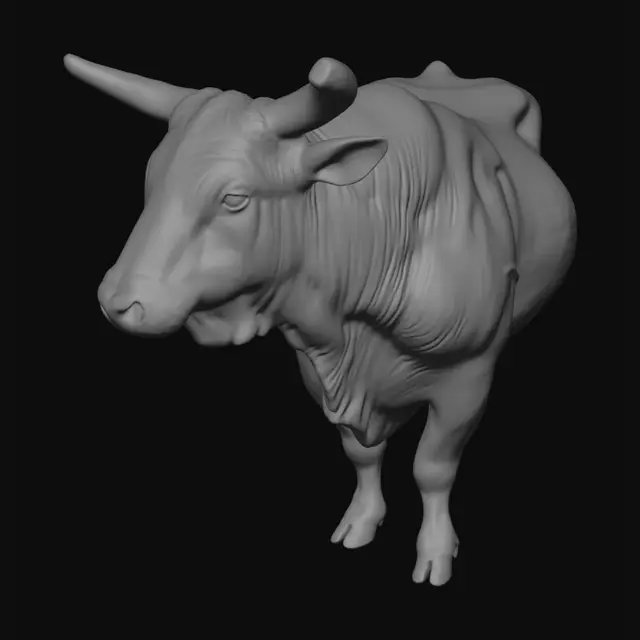 3D model for Bull at the fair