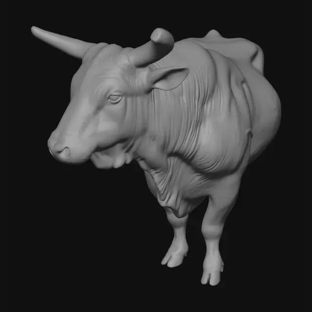 3D model for Bull at the fair