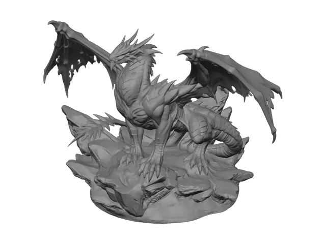 3D model for Crimson Wyrm of the Peaks