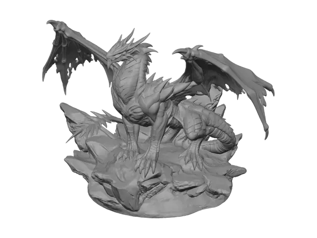 3D model for Crimson Wyrm of the Peaks