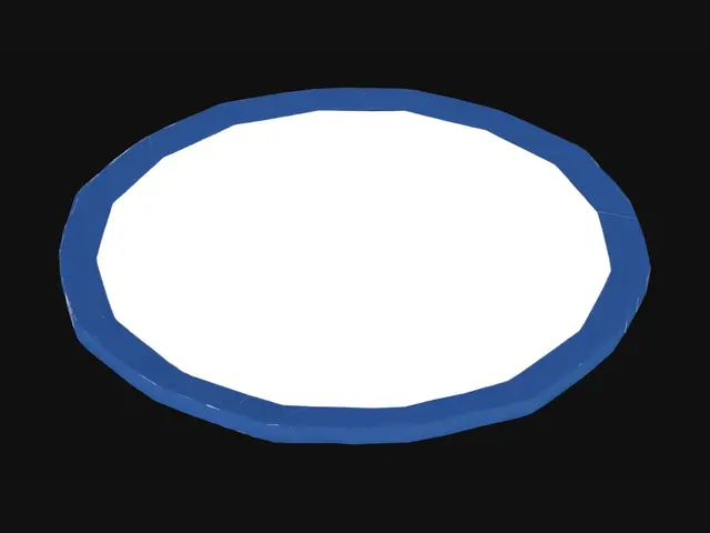 3D model for Blue Edged Octagonal Plate