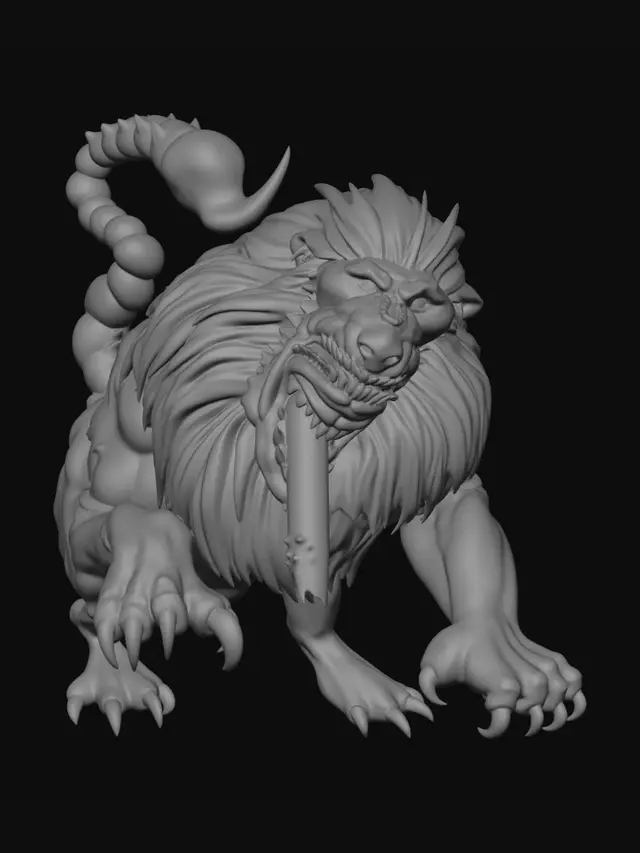 3D model for Azuremane Colossus