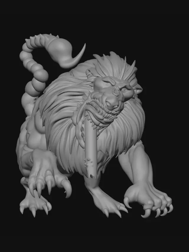 3D model for Azuremane Colossus