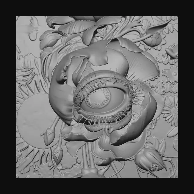 3D model for Eye in Bloom