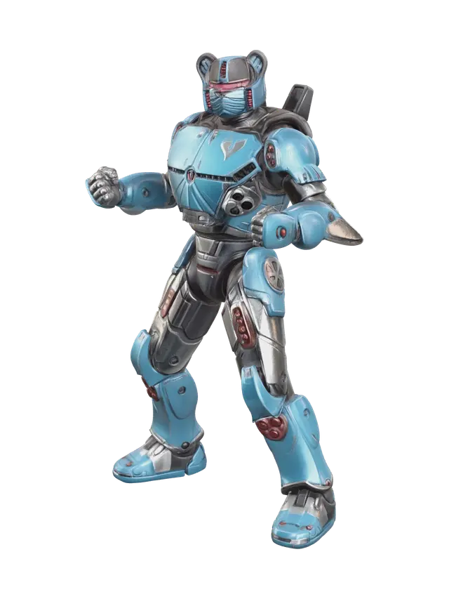 3D model for Stylized Mecha Team Leader