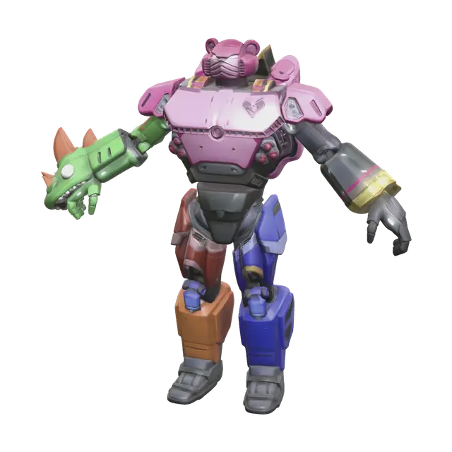 3D model for Modern Mecha Team Leader