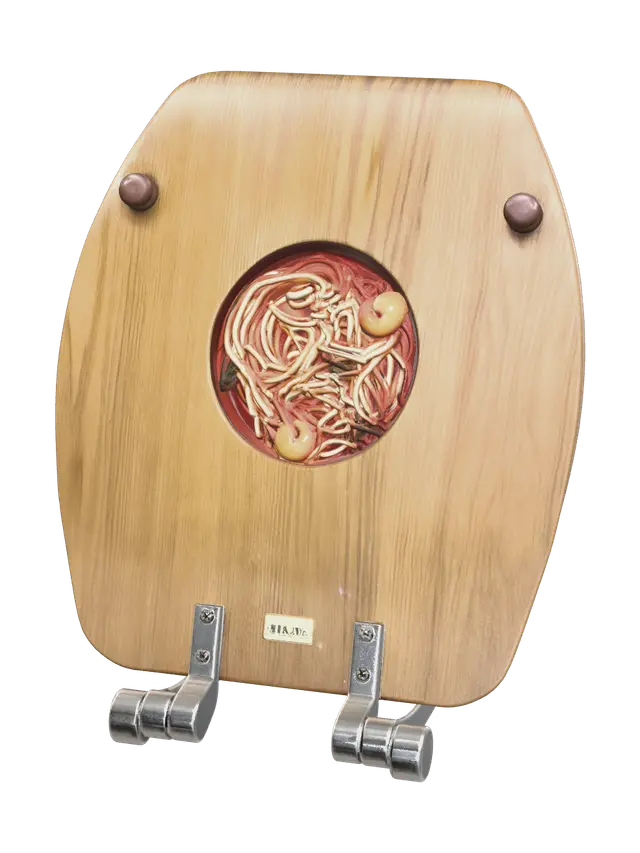 Ornate Spaghetti Toilet 3D model, vytvořený pomocí AI