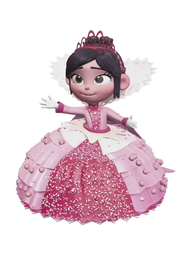 Fantasy Sugar Rush Racers 3D model, vytvořený pomocí AI