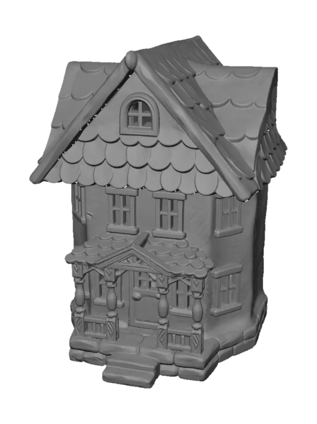 3D model for clean up and show only the house