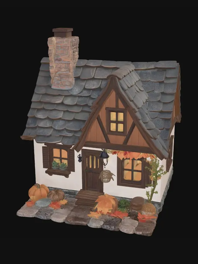 3D model for Cozy Autumn Cottage