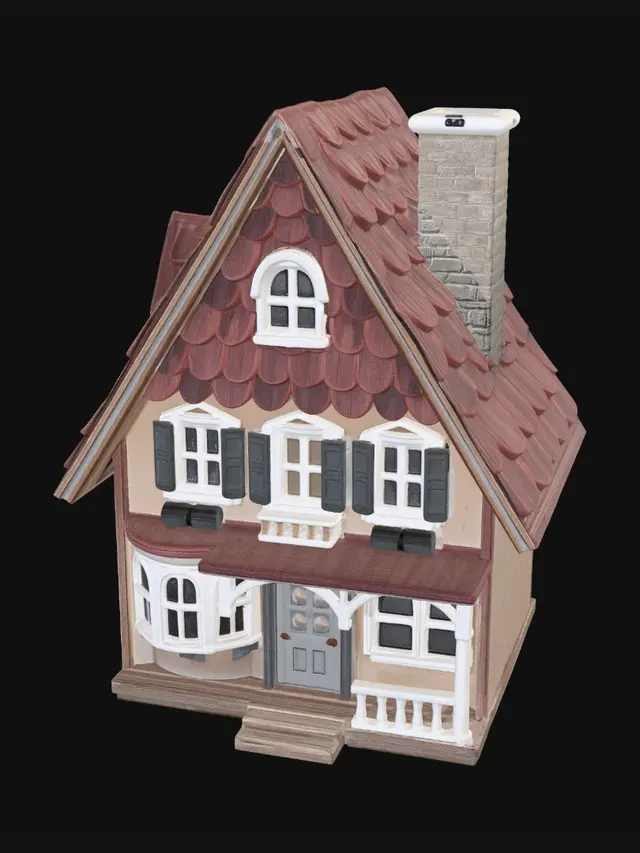 3D model for clean up and show only the house