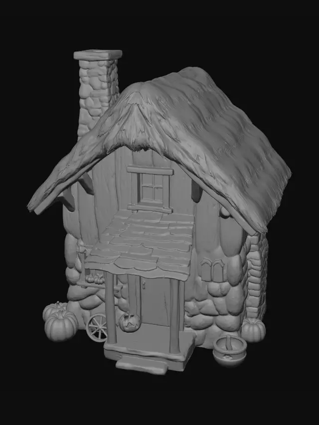 3D model for Harvest Cottage