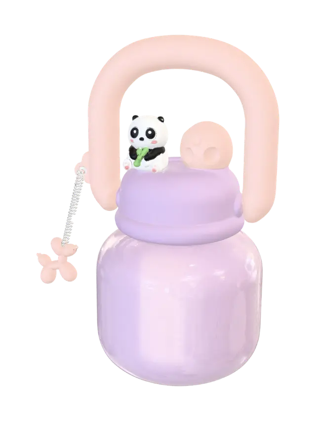 3D model for Panda Pastel Sipper
