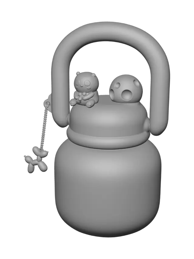 3D model for Panda Picnic Bottle