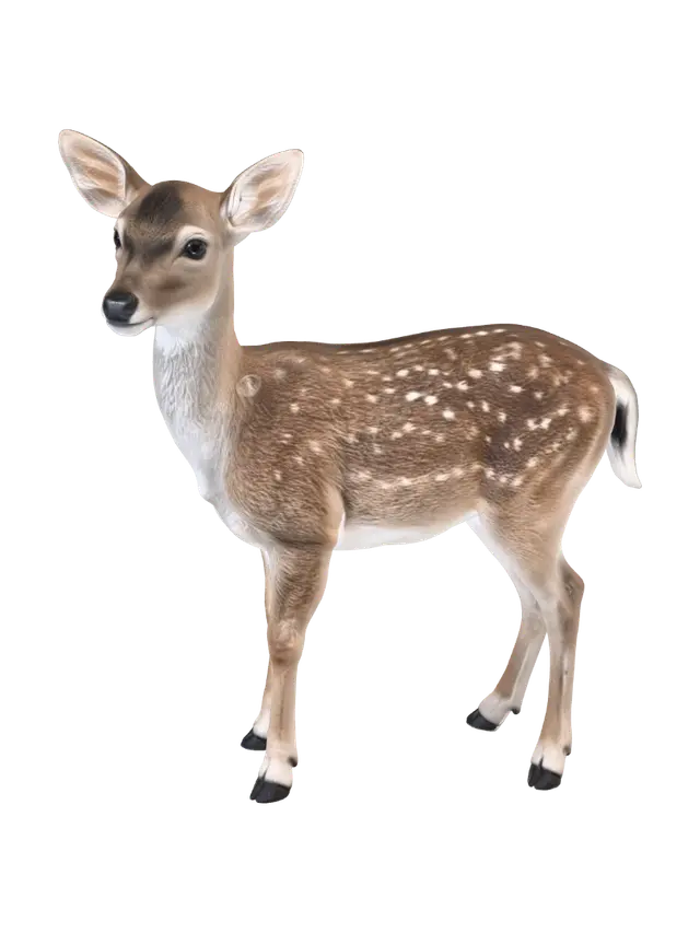 Deer - Tender 3D model, vytvořený pomocí AI