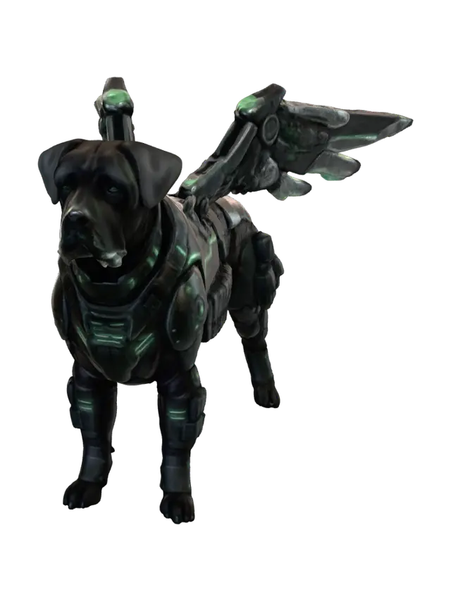 3D model for Winged Cyberhound