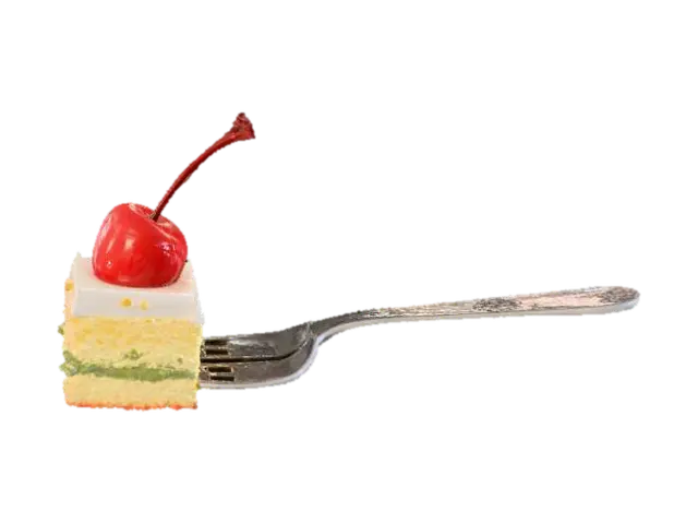 Cherry Delight - Fork 3D model, vytvořený pomocí AI