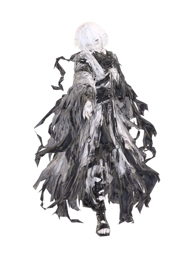Ashen Wraith - Specter 3D model, vytvořený pomocí AI