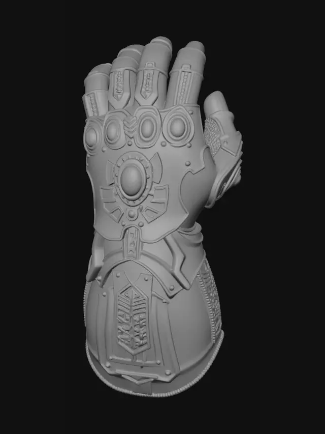 3D model for Infinity Gauntlet