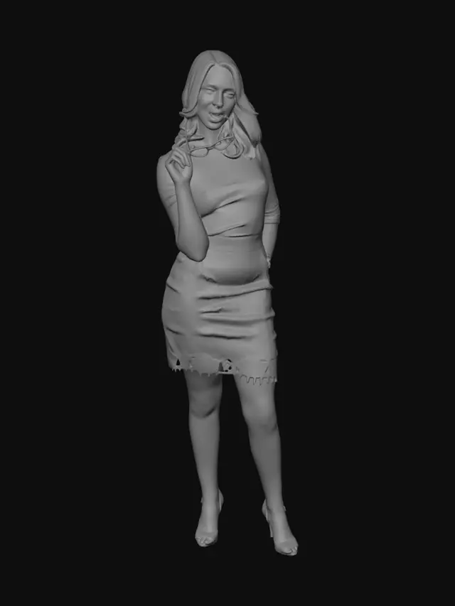 3D model for Glamorous Glasses Pose