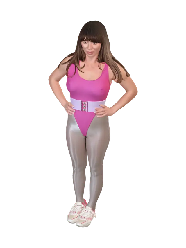 3D model for Pink Leotard Power Pose
