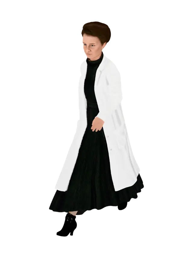 3D model for T-Pose in a Lab Coat
