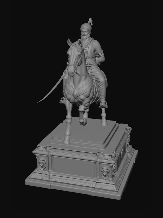 3D model for Chhatrapati Shivaji Maharaj Statue