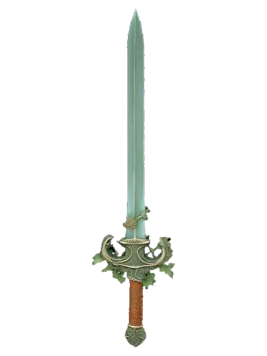 Fantasy Sword Thornveil - Thorn 3D model, vytvořený pomocí AI