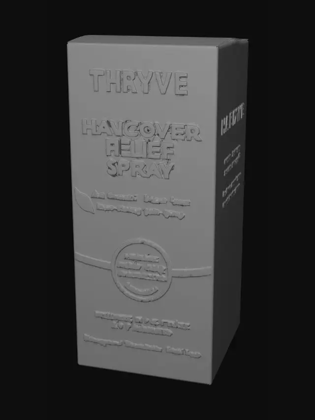 3D model for Thryve Hangover Relief Spray