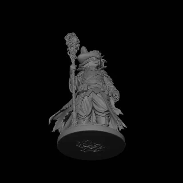 3D model for Jorzen Raventhorn: Pirate Captain Harengon