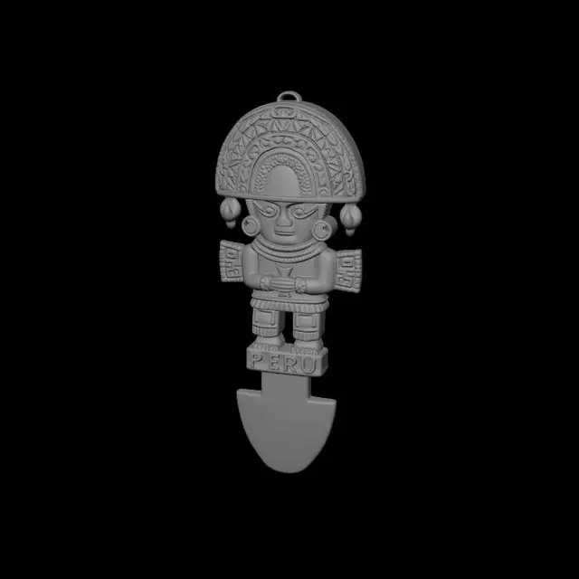 3D model for Peruvian Gold Figurine